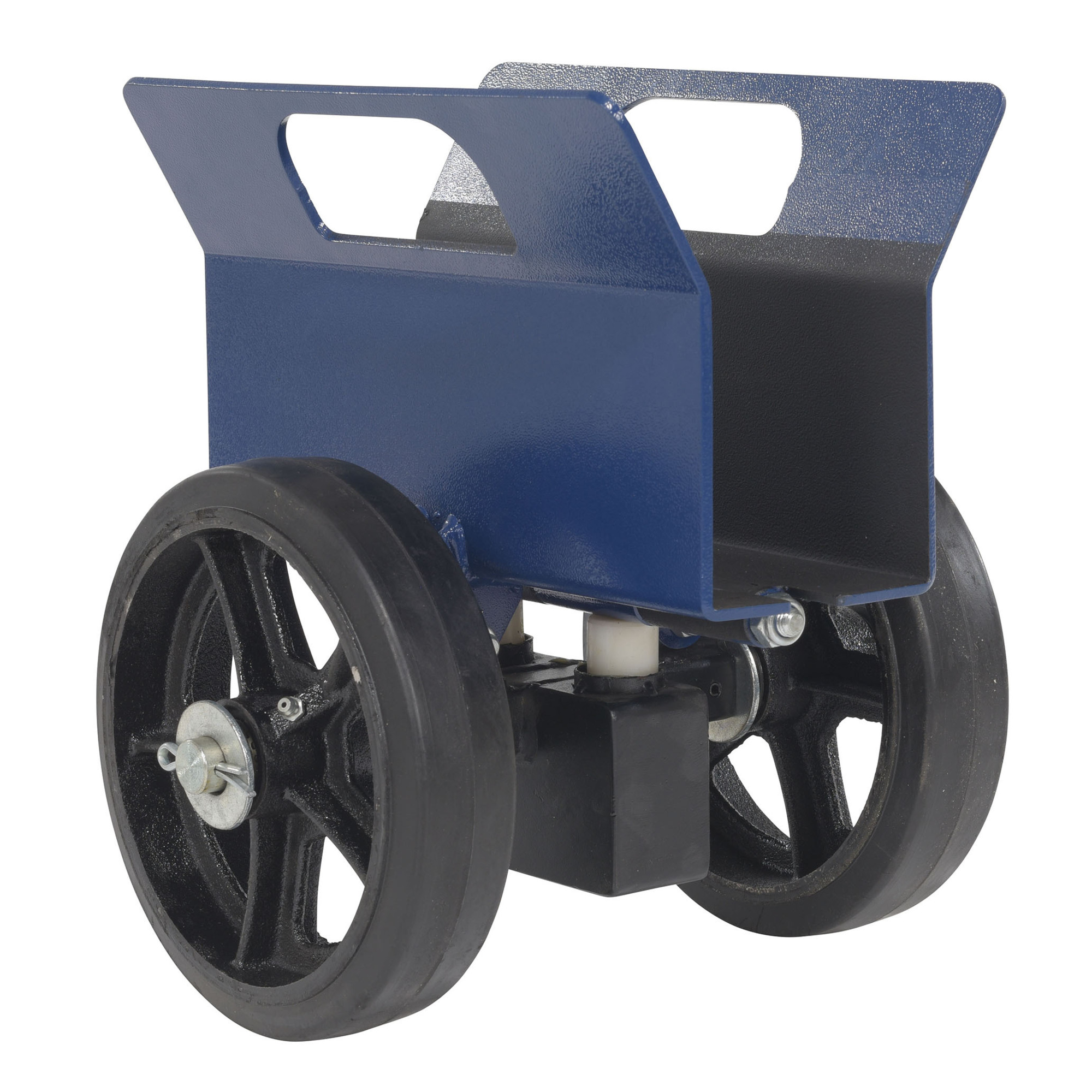 Vestil Steel Heavy Duty Adjustable Panel Dolly With Mold On Rubber Casters 12 In x 12-1/4 In x 12-1/4 In 1200 Lb. Capacity Blue